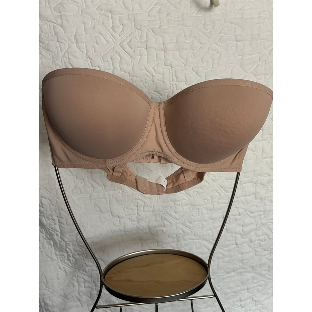 Soma Intimates Sensuous Strapless Multi-Way Padded Underwire Bra Nude Beige
